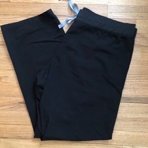 Black FIGS scrub pants